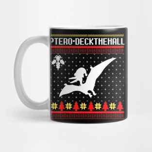 Christmas Dinosaur Ugly Pterodactyl Holiday Party Mug